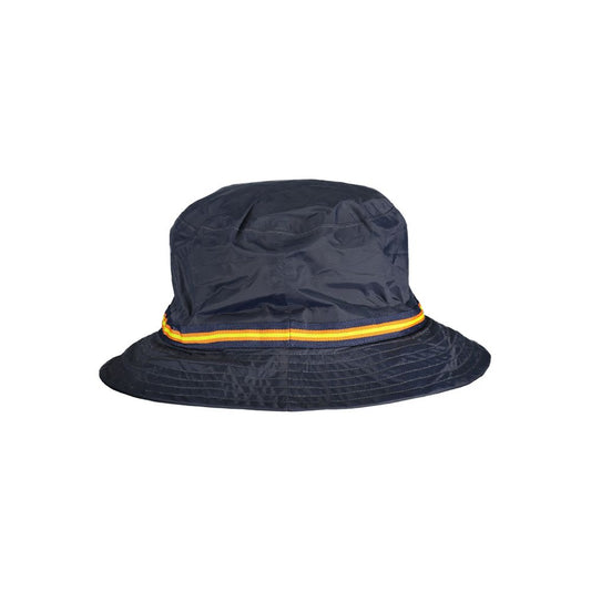 Chic Waterproof Blue Bucket Hat with Contrast Details