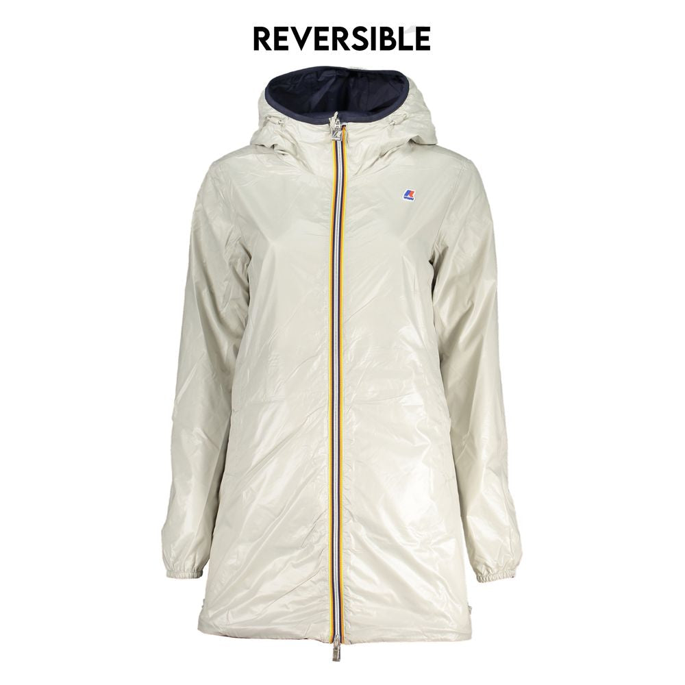 Chic Reversible Hooded Long Sleeve Jacket