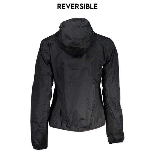 Chic Reversible Hooded Jacket with Contrasts