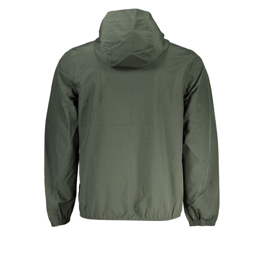 Sporty Waterproof Jacket with Hood & Details