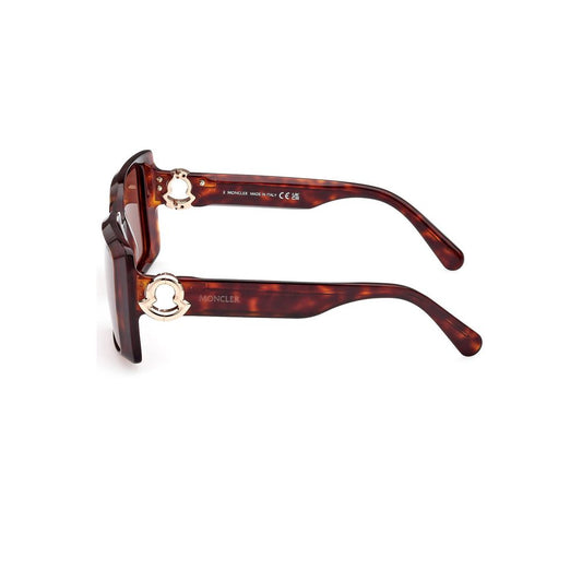 Chic Rectangular Brown Lens Sunglasses