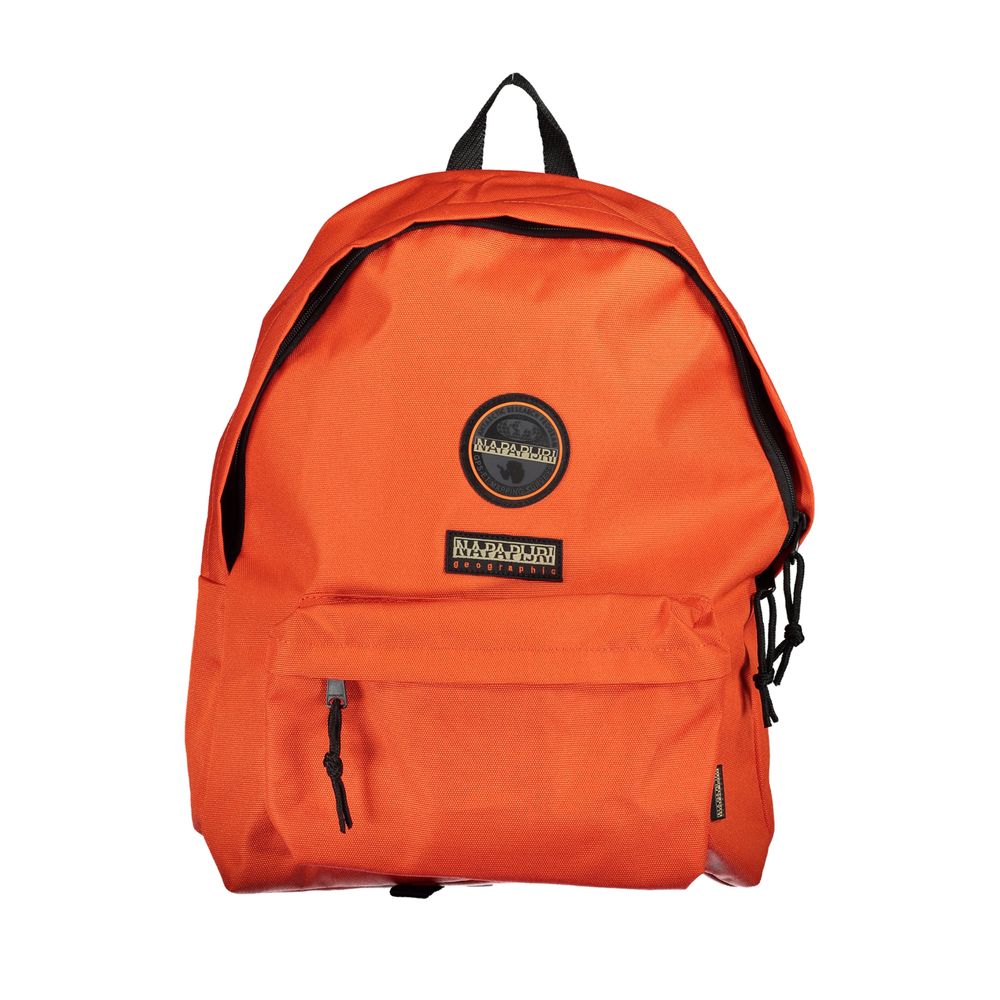Eco-Chic Orange Backpack for the Modern Explorer