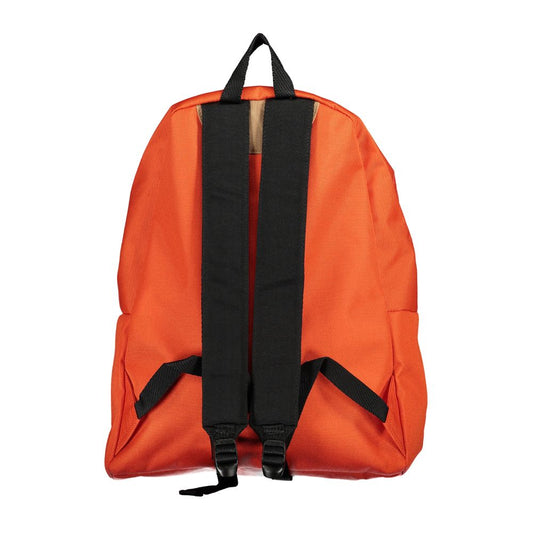 Eco-Chic Orange Backpack for the Modern Explorer