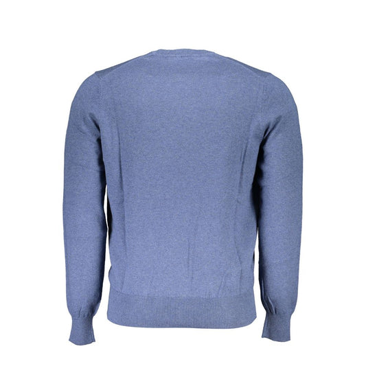 Eco-Chic Crew Neck Sweater in Blue