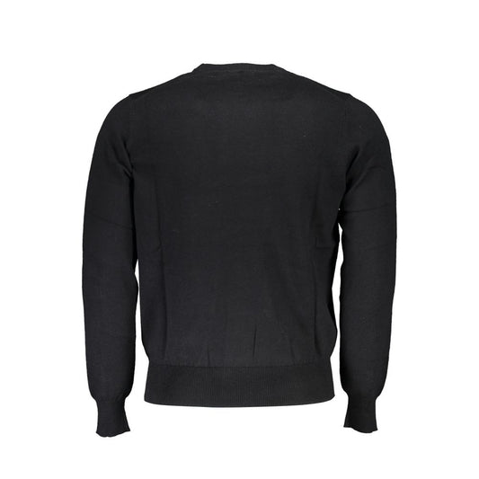 Eco-Luxe Black Crew Neck Sweater