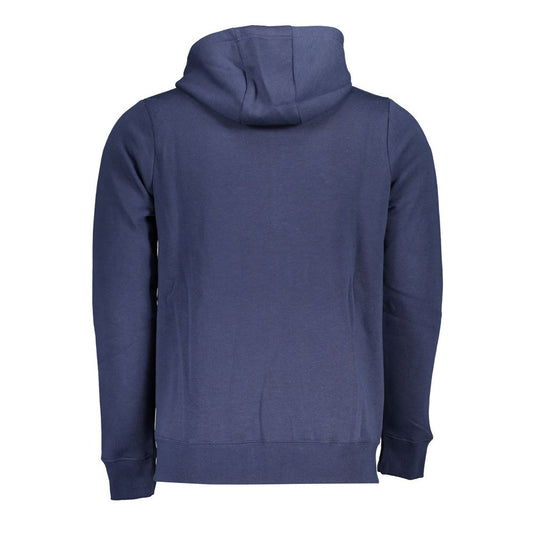 Elevated Casual Hooded Sweatshirt in Blue