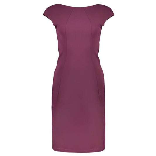 Purple Elastane Dress