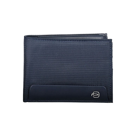 Sophisticated Blue Wallet with RFID Blocking