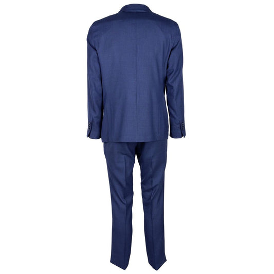 Blue Wool Vergine Suit