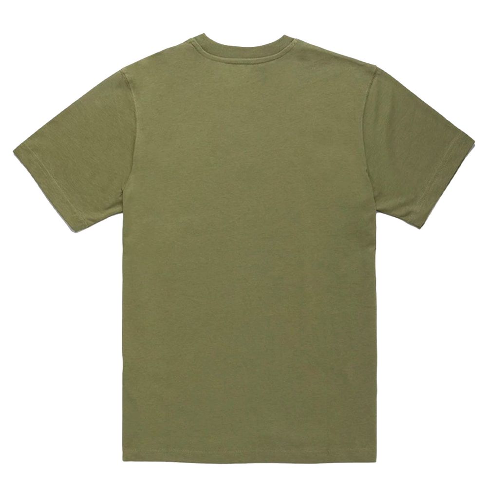 Army Cotton Tee with Contrast Logo