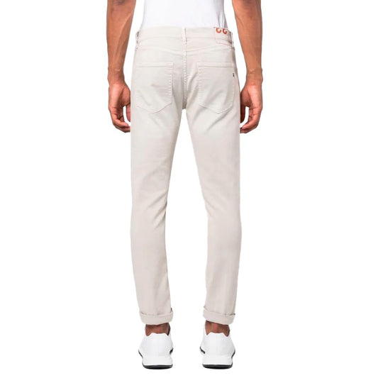 White Cotton Jeans & Pant