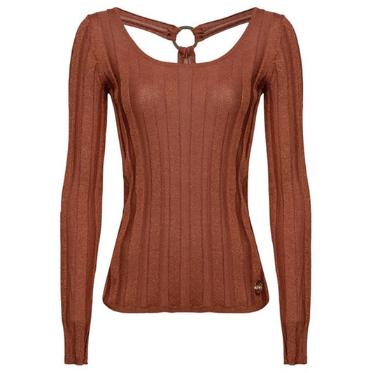 Brown Viscose Sweater