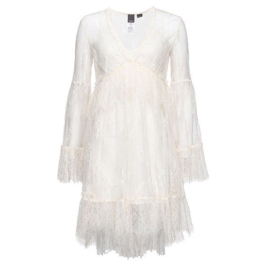 White Polyamide Dress