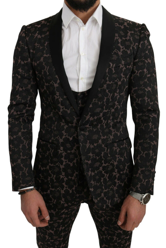 Elegant Floral Slim Fit Suit