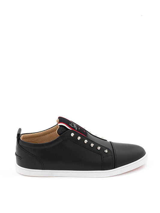 F.A.V Fique a Vontade Sneaker in Black Leather