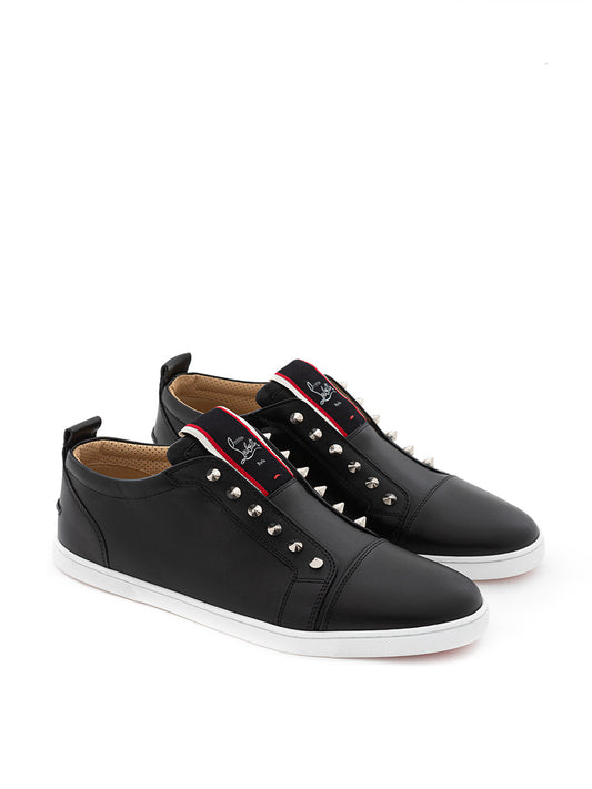F.A.V Fique a Vontade Sneaker in Black Leather