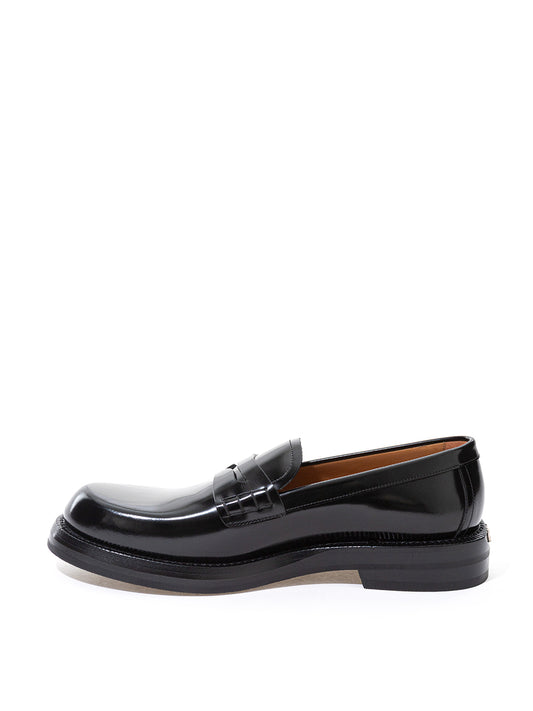 Carlo Black Leather Classic Loafer
