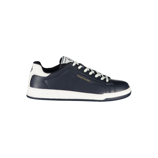 Sleek Blue Capri Lace-Up Sneakers