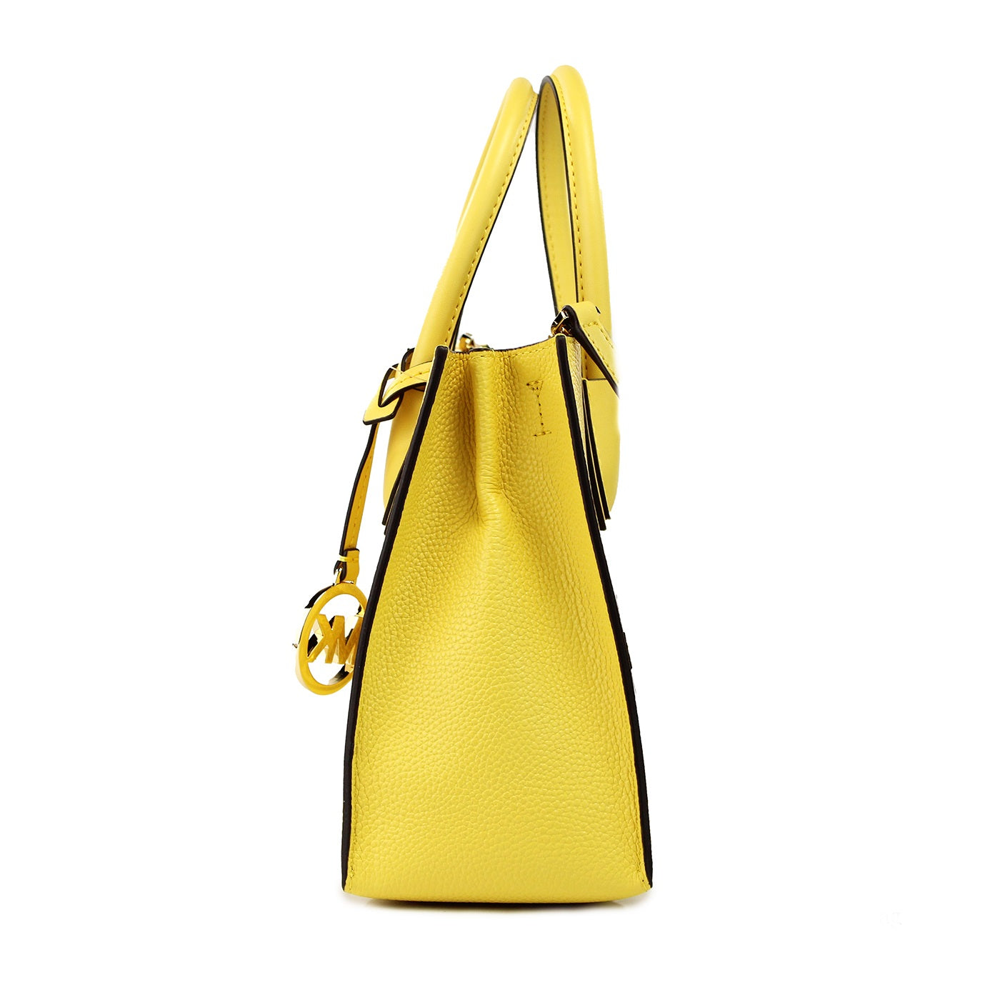 Mercer Medium Daffodil Pebble Leather Messenger Crossbody Bag Purse