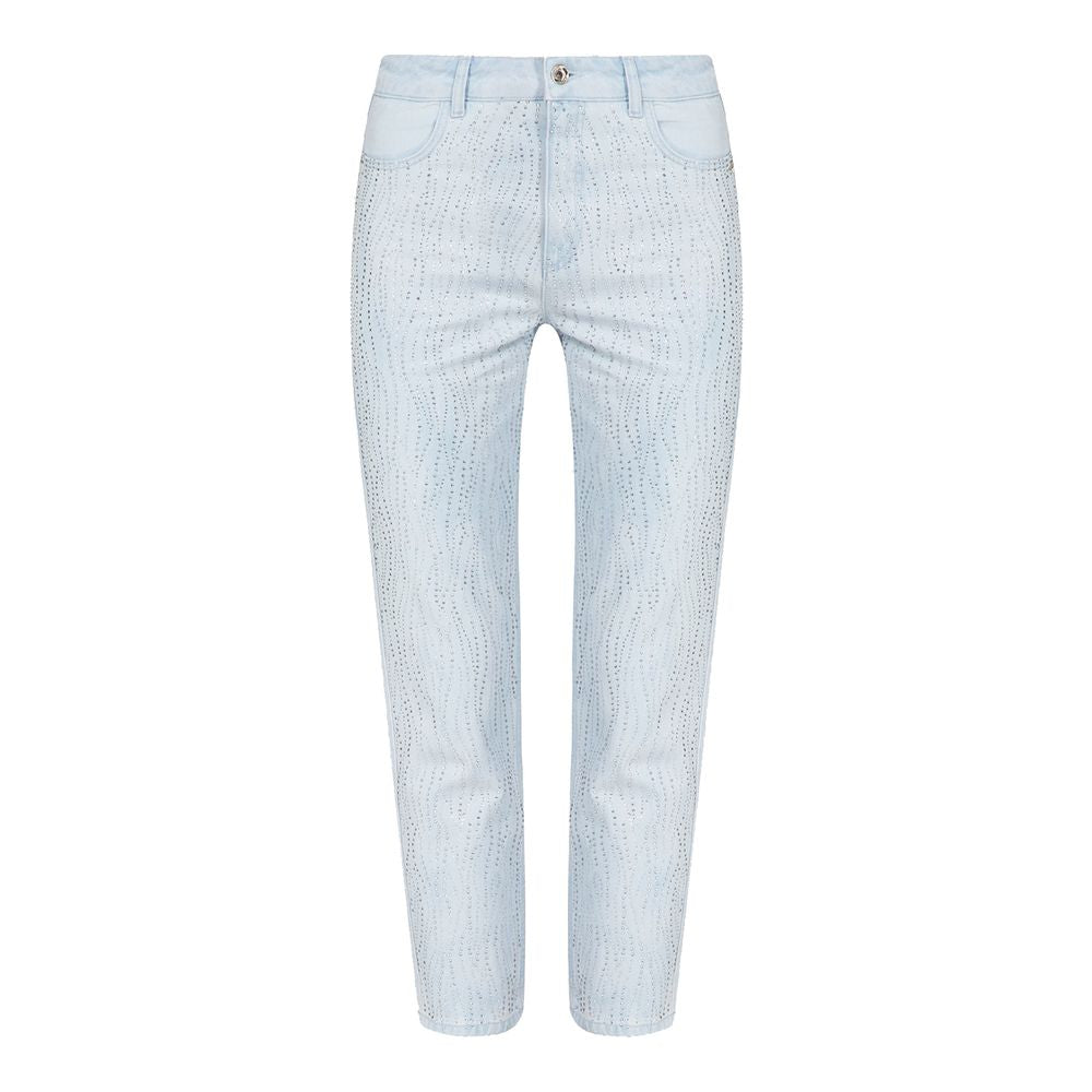 Rhinestone Adorned Designer Jeans