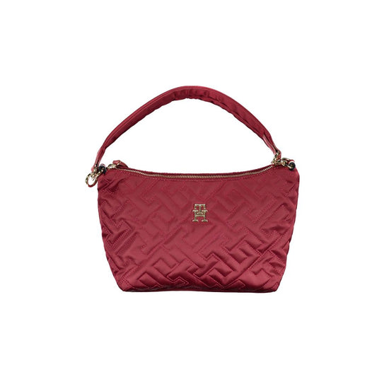 Pink Polyester Handbag