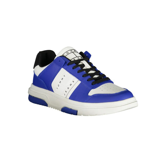 Elevate Your Style: Blue Lace-Up Sneakers