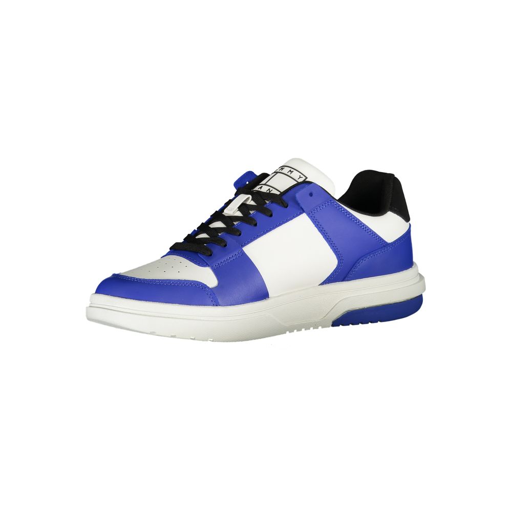 Elevate Your Style: Blue Lace-Up Sneakers