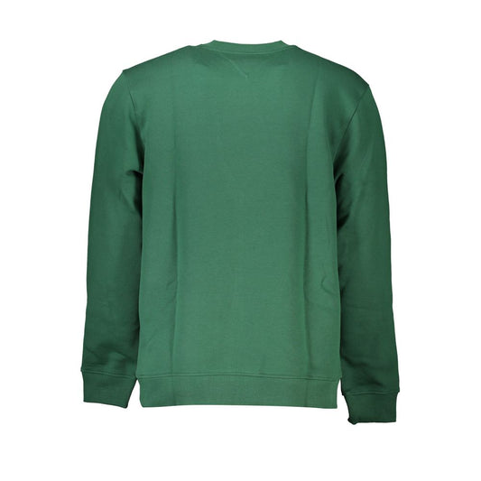 Classic Green Crew Neck Fleece Sweatshirt