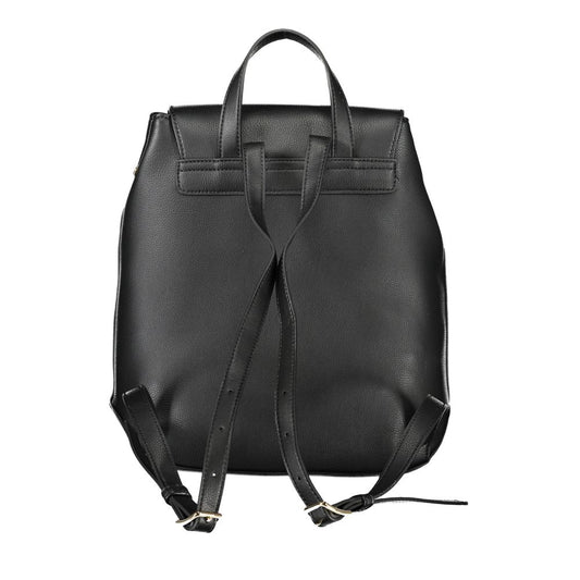Elegant Black Backpack with Adjustable Straps