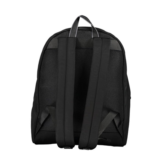 Chic Urban Black Backpack with Laptop Compartment