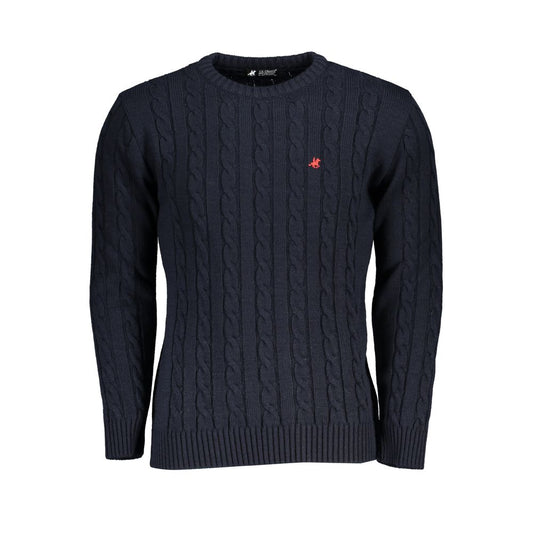 Twisted Crewneck Embroidered Sweater