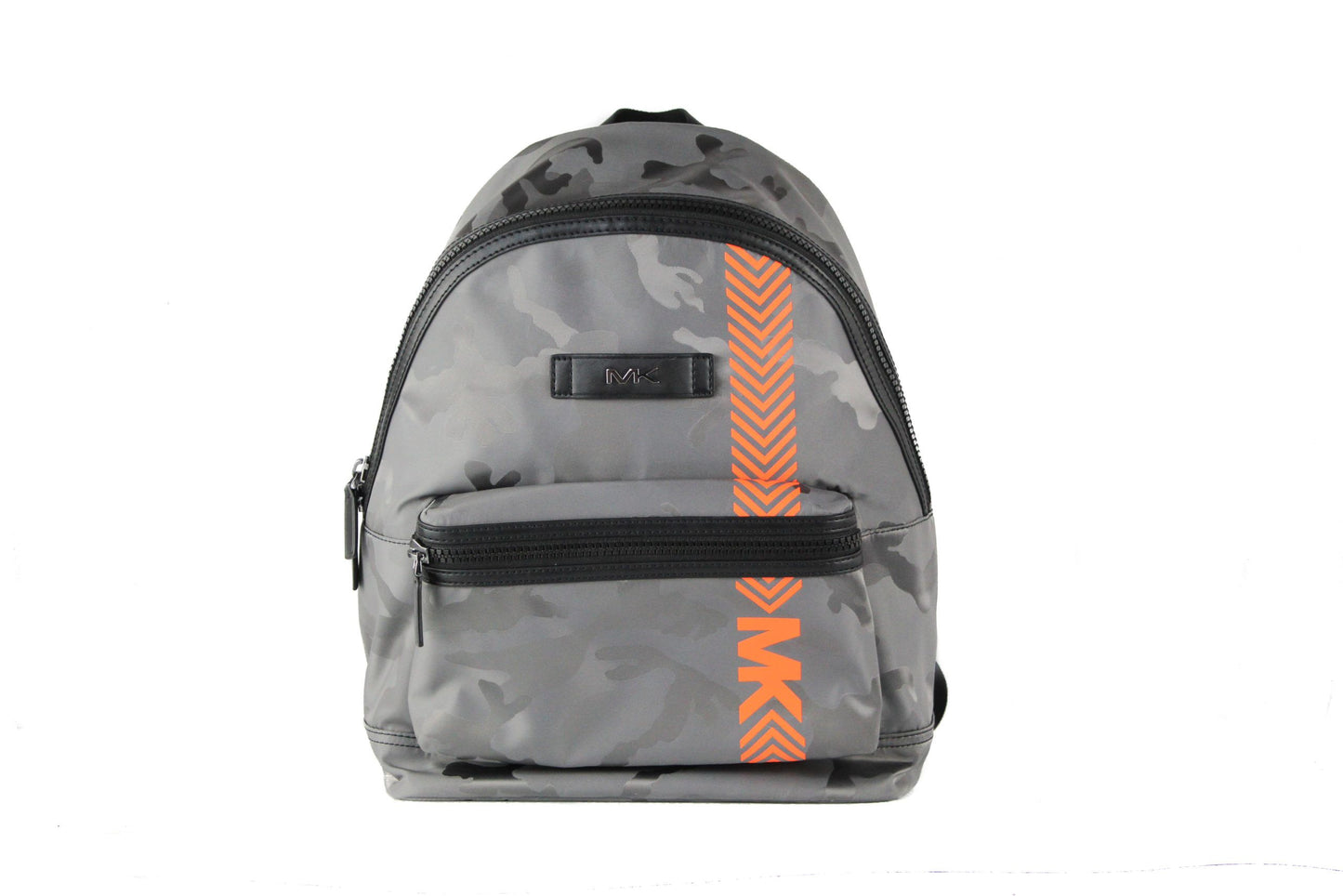 Kent Nylon Camouflage Print Neon Stripe Shoulder Backpack BookBag