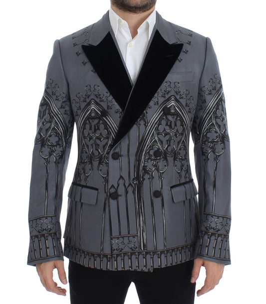 Elegant Slim Fit Silk Blend Blazer Jacket