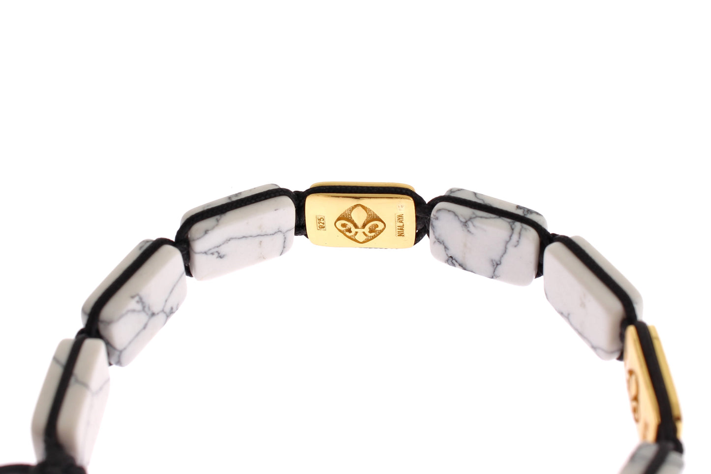 Glamorous Gold-Plated Silver CZ Diamond Bracelet