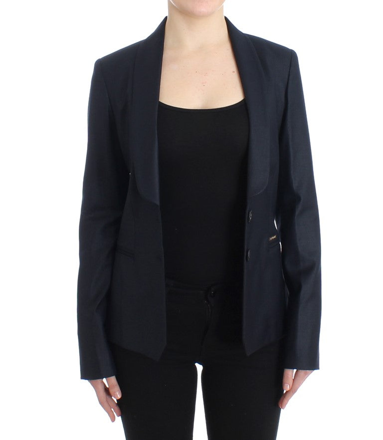 Black Suit Lapel Collar Blazer Jacket