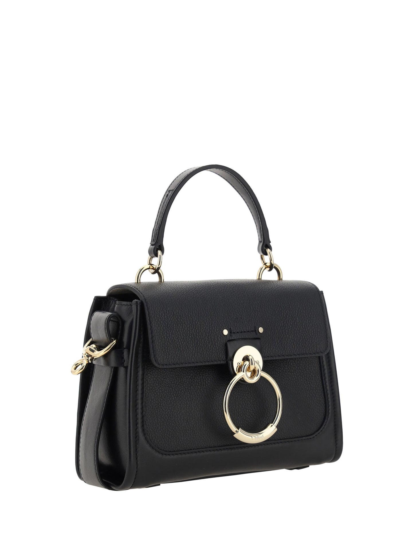 Elegant Tess Calfskin Handbag in Timeless Black