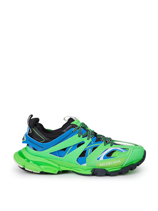 Elevated Green Track Performance Sneakers