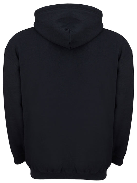 Chic Black Logo Hooded Sweatshirt