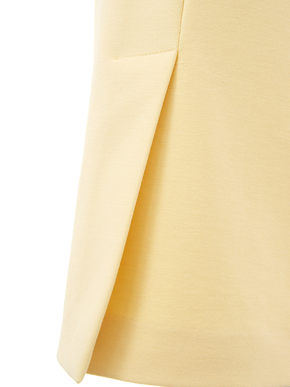 Yellow Viscose Pencil Skirt