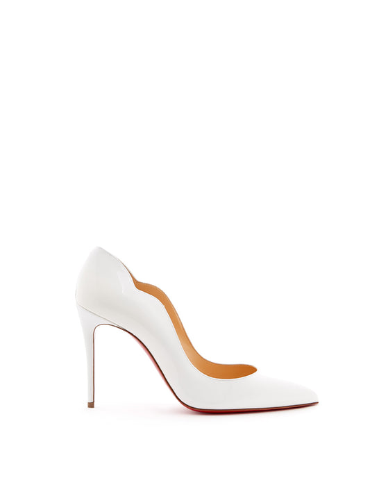Chic White Patent Hot Chick 10 Pumps