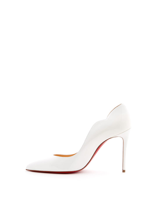 Chic White Patent Hot Chick 10 Pumps