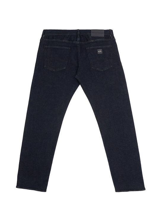 Dark Blue Five Pockets Denim Jeans