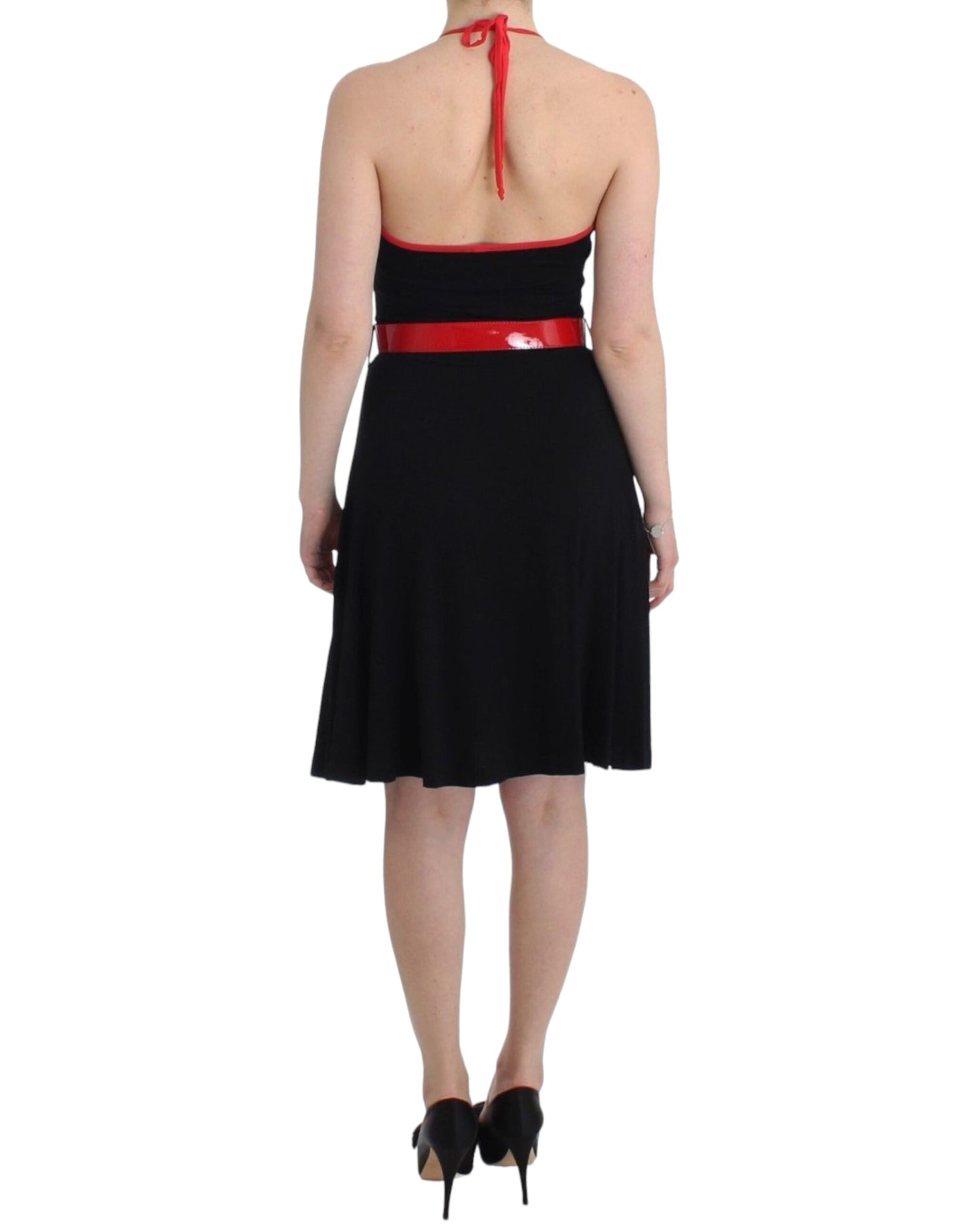 Elegant Black Palladio Knee-Length Dress
