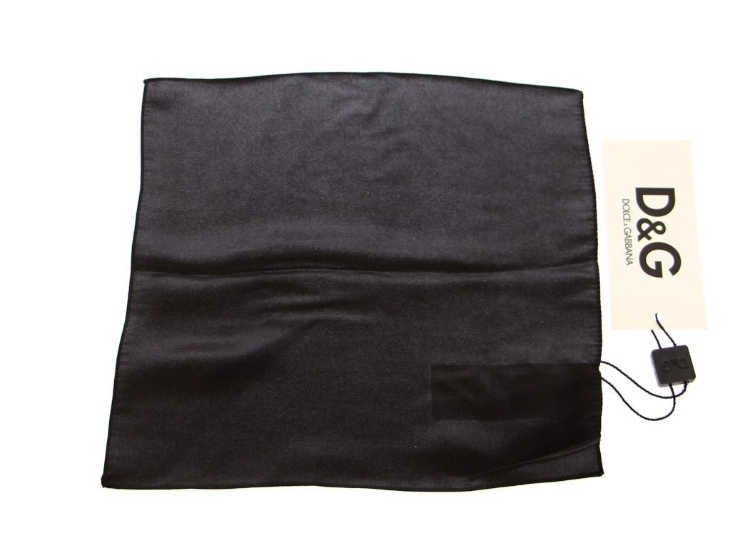 Black Silk Handkerchief