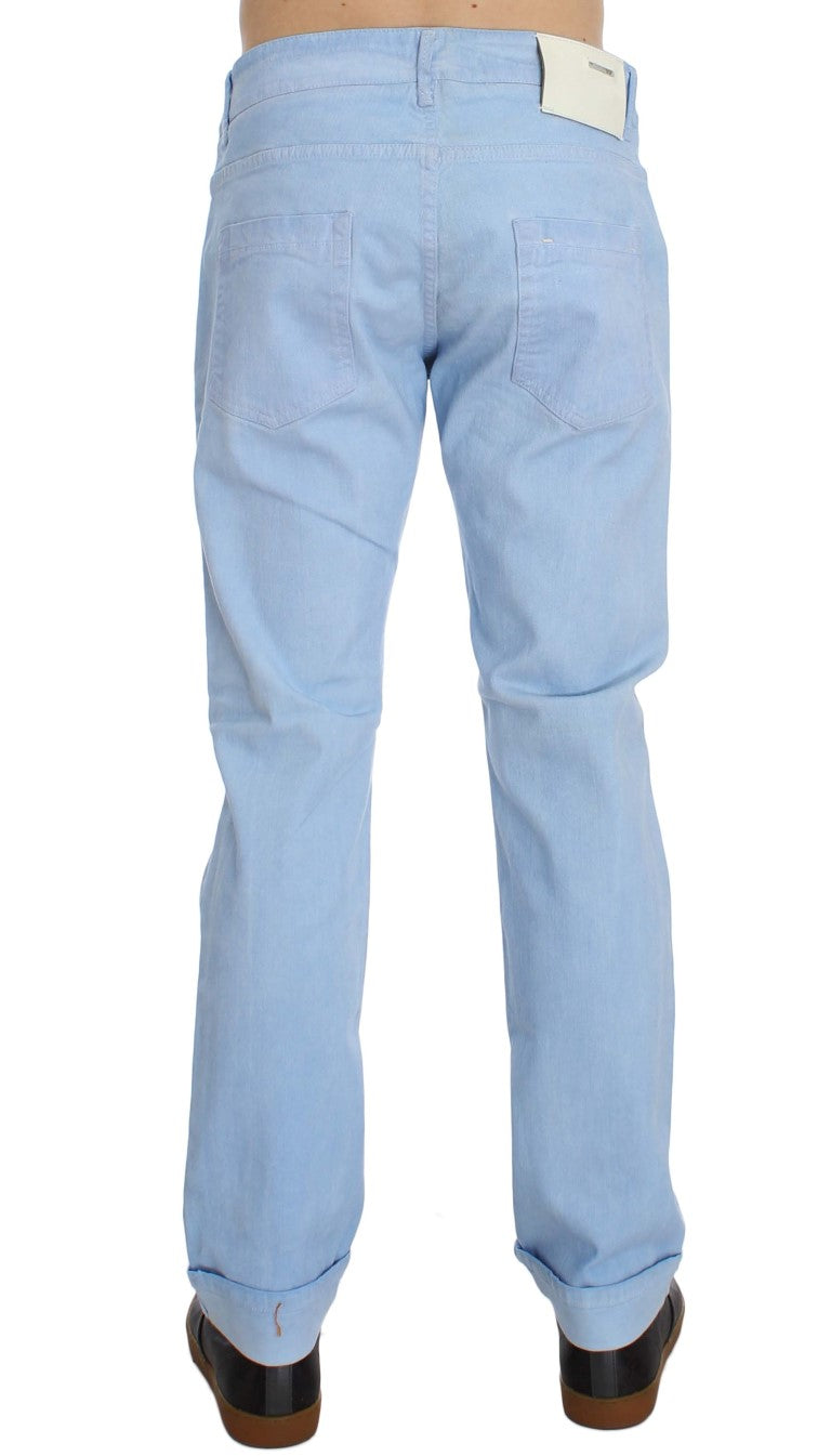 Elegant Low Waist Regular Fit Men's Jeans