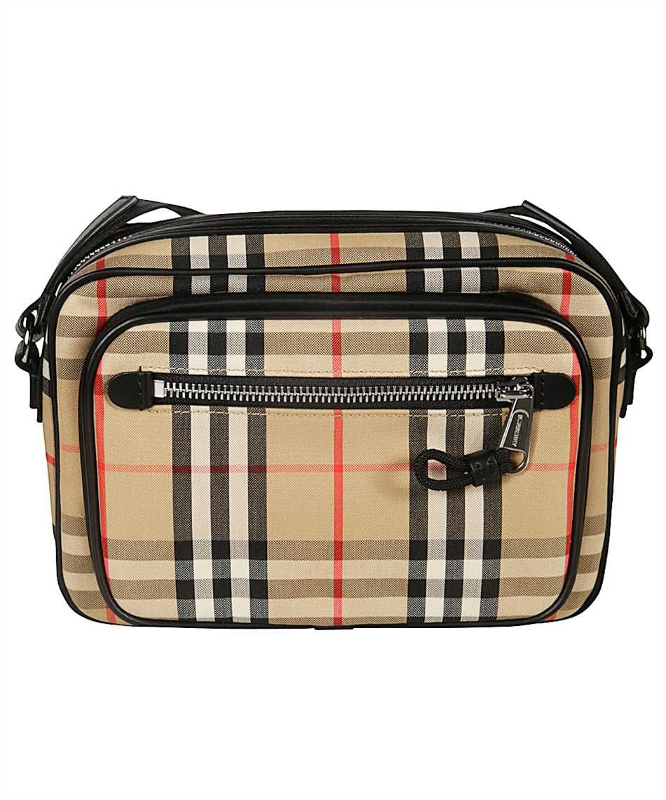 Elegant Beige Crossbody Bag with Vintage Check Tartan