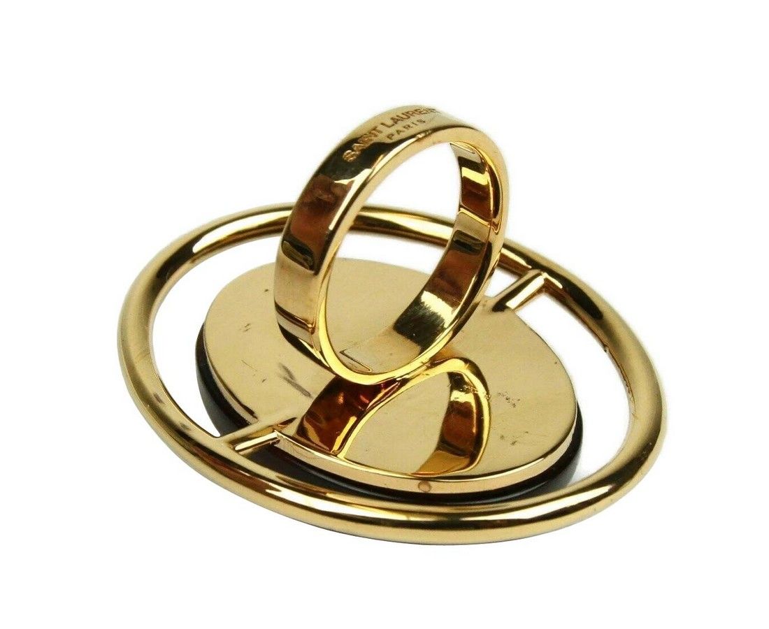 Women's Oval Brown Tortoise Shell Gold Ring