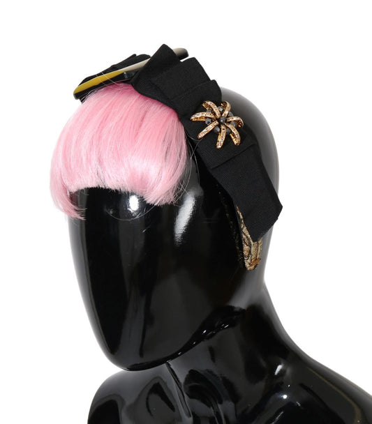 Elegant Crystal Pink Hair Headband
