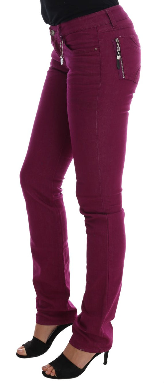 Elegant Purple Super Slim Jeans