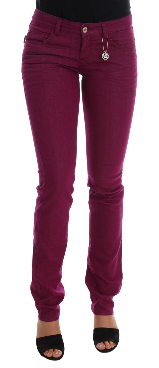 Elegant Purple Super Slim Jeans